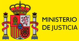 Imágen con el logotipo del Ministerio de Justicia
